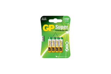 Батарейки GP AAA Super Alkaline (блистер 4шт)