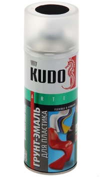 Грунт-Эмаль алкидная для пластика графит аэрозоль KUDO 520мл