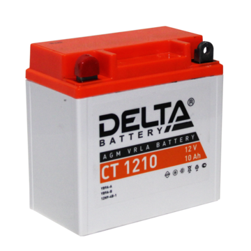 Аккумулятор мото DELTA CT1210 (YB9A-A, YB9-B, 12N9-4B-1)
