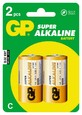 Батарейки GP C Super Alkaline (блистер 2шт)
