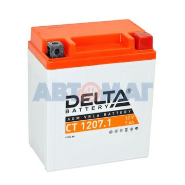 Аккумулятор мото DELTA CT1207.1 (YTX7L-BS)