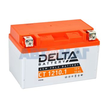Аккумулятор мото DELTA CT1210.1 (YTZ10S)