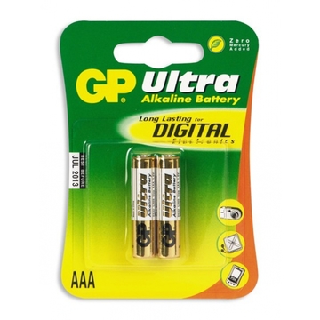 Батарейки GP AAA Ultra Alkaline (блистер 2шт)