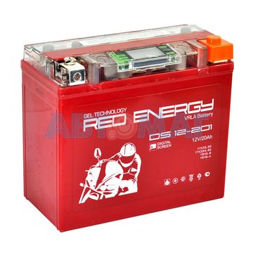 Аккумулятор мото Red Energy DS12-201 YTX20L-BS