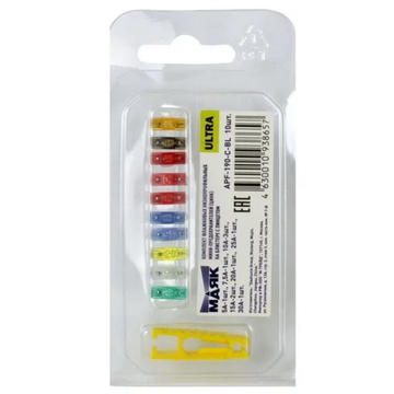 Предохранители МАЯК (APF190CBL) (5-30А, 10шт. с пинцетом) низкопрофильные ULTRA