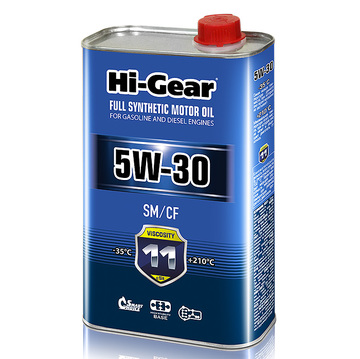 Масло моторное Hi-Gear (HG0030) 5W30 SM/CF 1л синтетическое