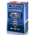 Масло моторное синтетическое Hi-Gear 5W30 SM/CF 4л