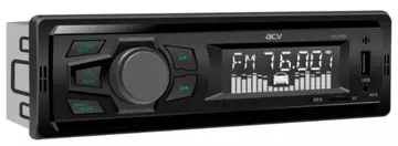 Автомагнитола ACV AVS-1701G зеленая (1din/USB/SD/FM/4*25 Вт)
