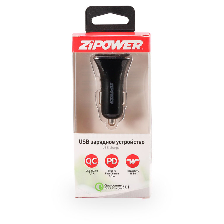Купить usb зарядное устройство ZiPower PM6647  в АВТОМАГ СПб