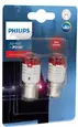 Лампы автомобильные светодиодные PHILIPS P21W LED красные 11498 U30R B2