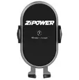 Держатель телефона с электроприводом и функцией беспроводной зарядки ZiPower PM6643
