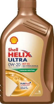 Масло моторное SHELL Helix Ultra ECT 0w20 C5 1л синтетическое