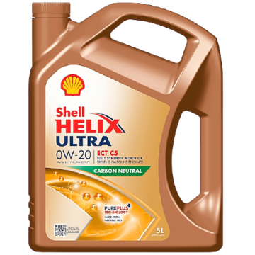 Масло моторное SHELL Helix Ultra ECT 0w20 C5 5л синтетическое