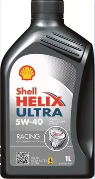 Масло моторное SHELL Helix Ultra Racing 5w40 1л синтетическое