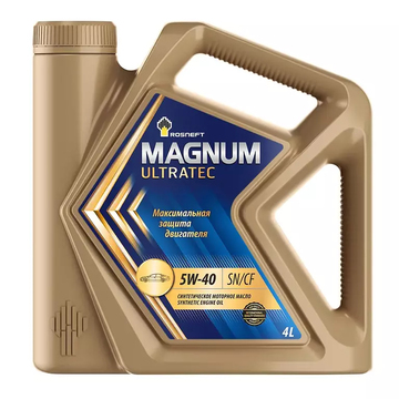 Масло моторное Роснефть Magnum Ultratec 5w40 SN/CF 4л синтетическое