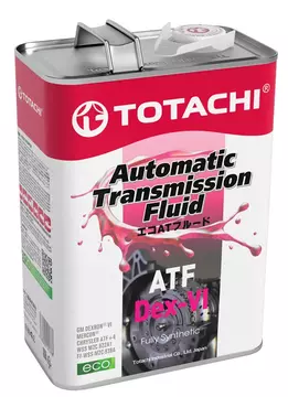 Масло трансмиссионное TOTACHI ATF DEX-VI 4л синтетическое