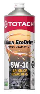 Масло моторное TOTACHI Ultima EcoDrive F 5w30 SN/CF 1л синтетическое