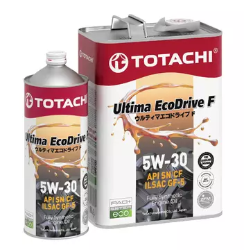Масло моторное TOTACHI Ultima EcoDrive F 5w30 SN/CF 5л синтетическое