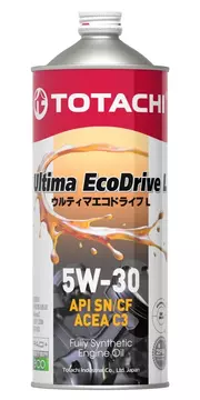 Масло моторное TOTACHI Ultima EcoDrive L 5w30 SN/CF 1л синтетическое