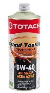 Масло моторное TOTACHI Grand Touring 5w40 SN 1л синтетическое