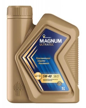 Масло моторное Роснефть Magnum Ultratec 5w40 SN/CF 1л синтетическое