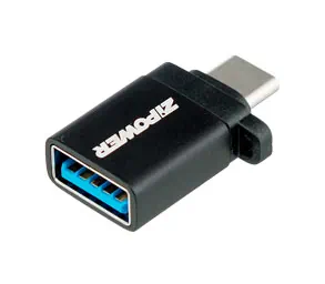 Адаптер с Type-C на USB-A ZiPower (PM6678)