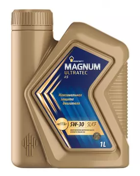 Масло моторное Роснефть Magnum Ultratec 5w30 A5 SL/CF 1л синтетическое