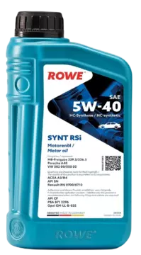 Масло моторное ROWE HIGHTEC SYNT RSi 5W40 1л синтетическое