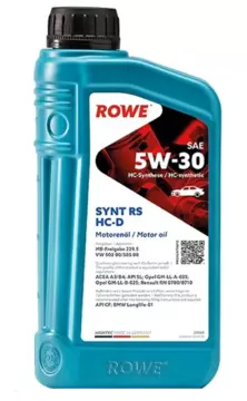 Масло моторное ROWE HIGHTEC RS HC-D 5W30 1л синтетическое