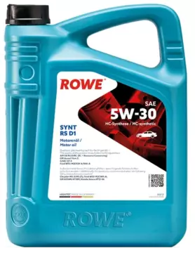 Масло моторное ROWE HIGHTEC RS D1 5W30 4л синтетическое
