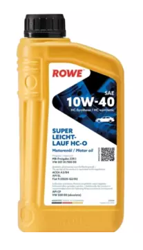 Масло моторное ROWE HIGHTEC SUPER LEICHTLAUF HC-O 10w40 1л синтетическое