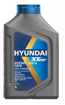 Масло моторное Hyundai XTeer Diesel Ultra 5w30 1л синтетическое
