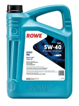 Масло моторное ROWE HIGHTEC SYNT RSi 5w40 4л синтетическое