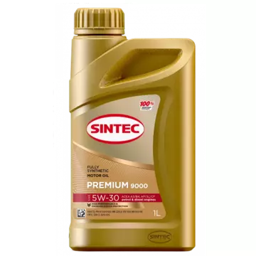 Масло моторное SINTEC Premium 9000 5w30 SL/CF A3/B4 1л синтетическое