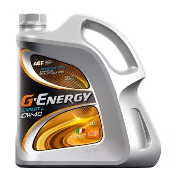 Масло моторное G-ENERGY Expert L 10w40 SL/CF A3/B4 4л полусинтетическое