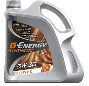 Масло моторное G-ENERGY Synthetic Active 5w30 SL/CF A3/B4 4л синтетическое