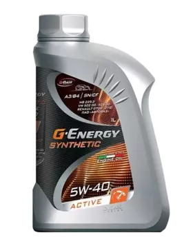 Масло моторное G-ENERGY Synthetic Active 5w40 SN/CF A3/B4 1л синтетическое