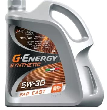Масло моторное G-ENERGY Synthetic Far East 5w30 SN 4л синтетическое