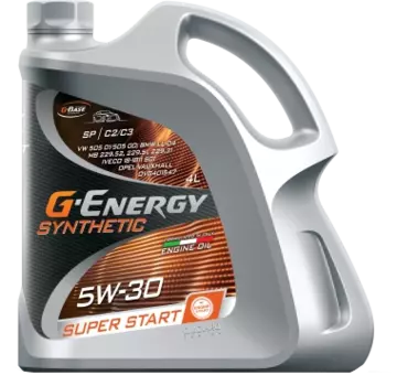 Масло моторное G-ENERGY Synthetic Super Start 5w30 C3 4л синтетическое