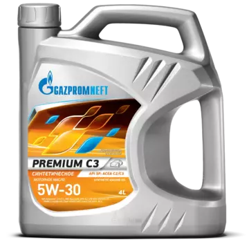 Масло моторное Gazpromneft Premium SP C2/C3 5w30 4л синтетическое
