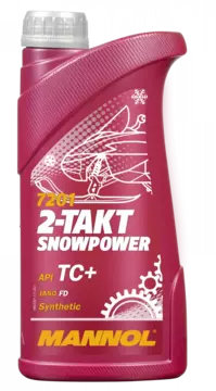 Масло моторное MANNOL Snowpower 2T 1л синтетическое
