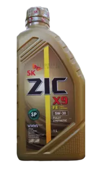 Масло моторное ZIC X9 FE 5w30 SP A5/B5 1л синтетическое