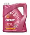 Масло моторное MANNOL Energy 5w30 SN/CH-4 A3/B4 4л синтетическое