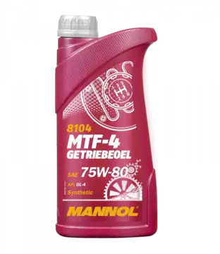 Масло трансмиссионное MANNOL MTF-4 Getriebeoel 75w80 GL-4 1л синтетическое