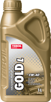 Масло моторное TEBOIL Gold L 5W-40 1л синтетическое 