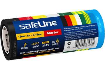 Изолента Safeline Master (22899) 15/5 к-т 7 цветов 5м