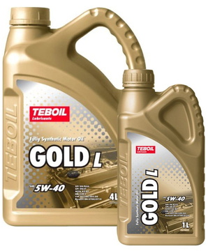 Масло моторное TEBOIL Gold L 5W-40 5л синтетическое 