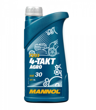 Масло моторное MANNOL (7203-1) 4-Takt Agro SAE 30 1л минеральное 