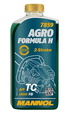 Масло моторное MANNOL (7859) 2-Takt Agro Formula H 1л синтетическое