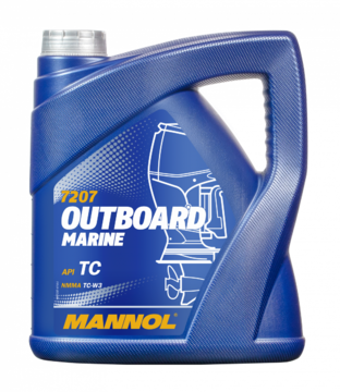 Масло моторное MANNOL (7207-4) Outboard Marine 2T 4л синтетическое
